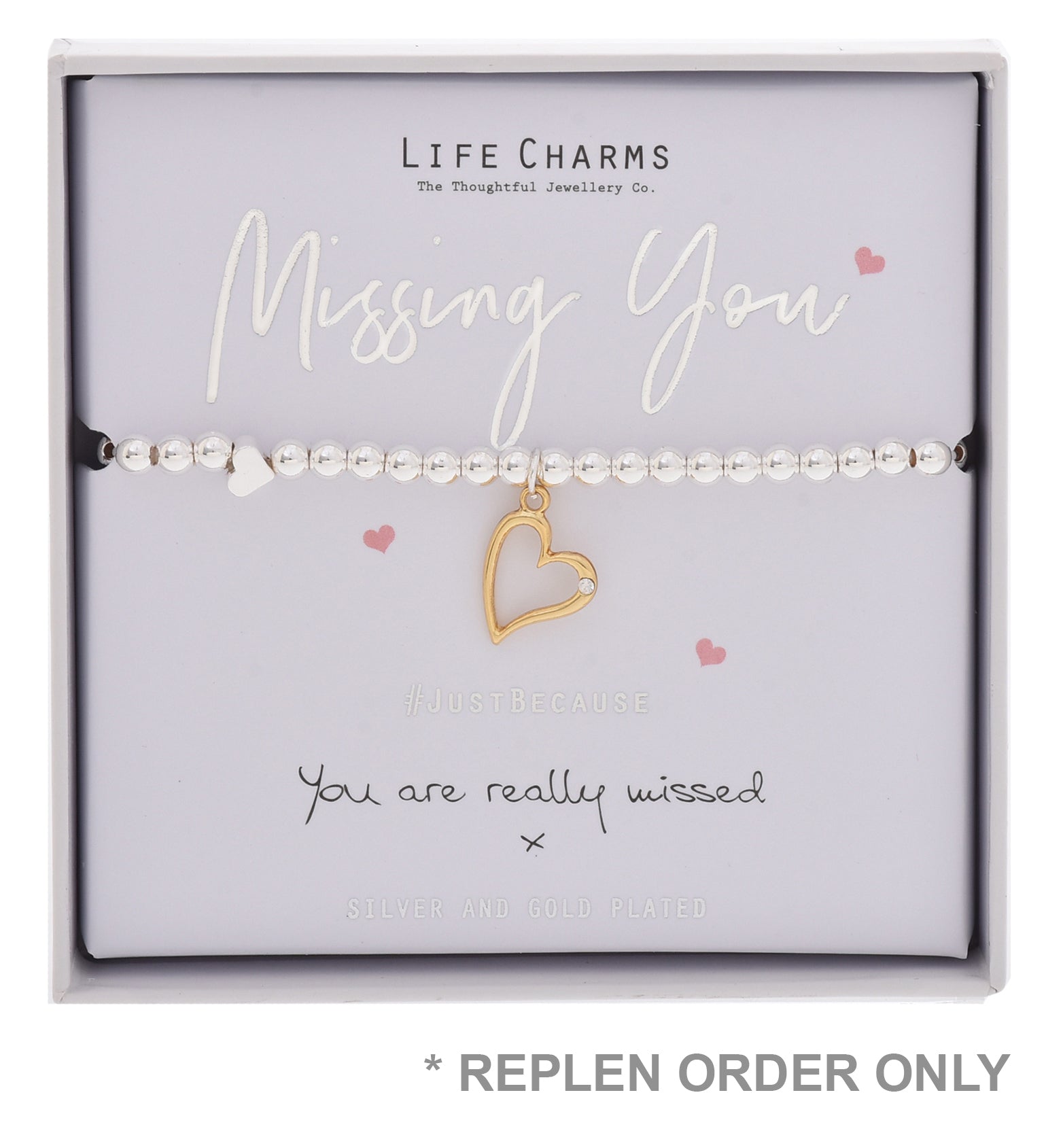 Life Charms Bracelet Missing You – Timeless Treasures Gifts & Décor